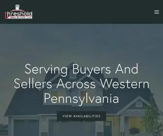 Thresholdrealestatepa.com(Threshold Real Estate) Screenshot