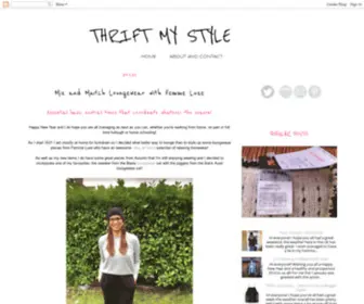 Thriftmystyle.com(Thrift My Style Blog) Screenshot