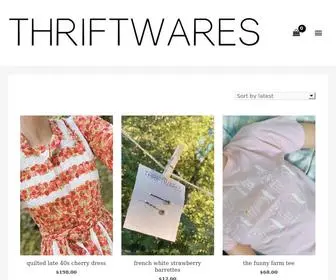Thriftwares.net(NEW ARRIVALS) Screenshot