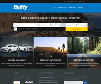 Thrifty.co.za(Thrifty Car Rental) Screenshot