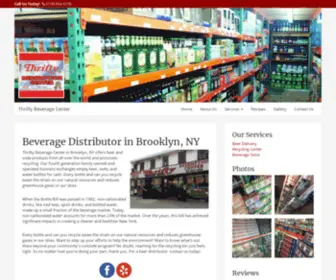 Thriftybeveragecenterny.com(Brooklyn, NY Wine, Beer, & Liquor) Screenshot