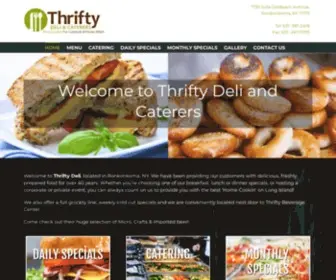 Thriftydeli.com(Thrifty Deli and Caterers) Screenshot