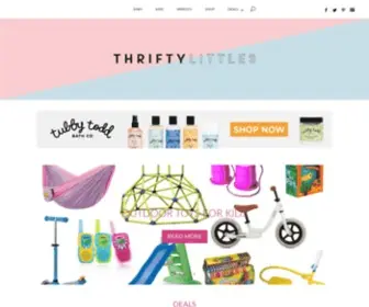 Thriftylittles.com(Daily Deals and Gift Guides for Babies and Kids) Screenshot