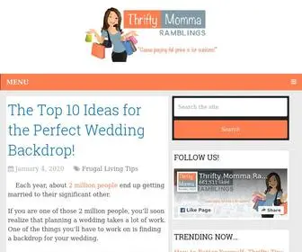 Thriftymommaramblings.com(Saving Money) Screenshot