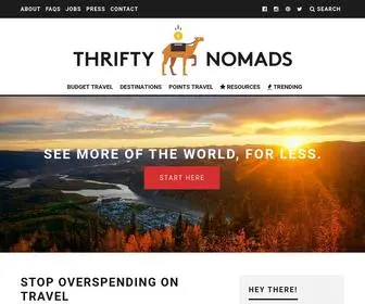 Thriftynomads.com(Thrifty Nomads) Screenshot