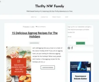 Thriftynwfamily.com(Thrifty NW Family) Screenshot