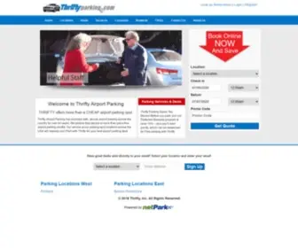 Thriftyparking.com(Thrifty Parking) Screenshot