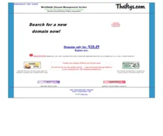 Thriftys.com(Domain Services) Screenshot