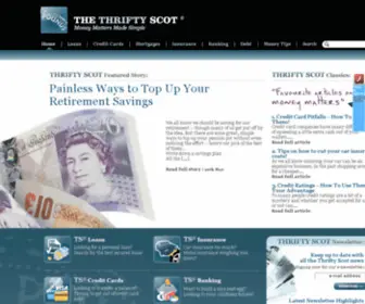 Thriftyscot.co.uk(Money Saving Advice From The Thrifty Scot) Screenshot
