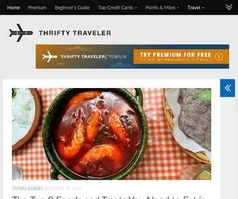 Thriftytraveler.com(Thrifty Traveler) Screenshot
