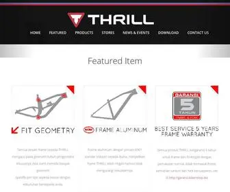 Thrillbicycle.com(Thrill Bicycle) Screenshot