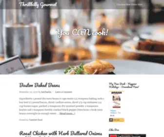 Thrillbillygourmet.com(Thrillbilly Gourmet) Screenshot