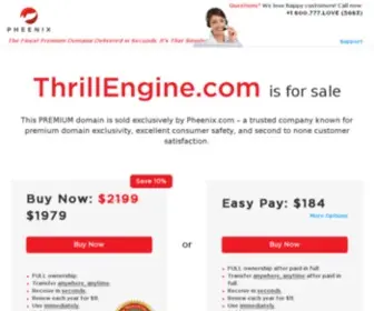 Thrillengine.com(ThrillEngine) Screenshot