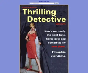 Thrillingdetective.com(The Thrilling Detective Web Site) Screenshot
