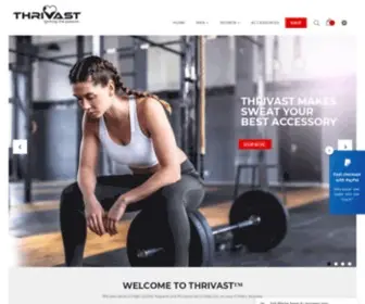 Thrivast.com(Fitness Apparel) Screenshot