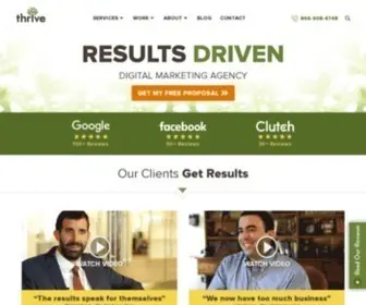 Thriveagency.com(Thrive Internet Marketing Agency) Screenshot