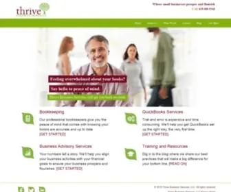 Thrivebusinessservices.net(San Diego QuickBooks experts & Small Business Bookkeeping) Screenshot