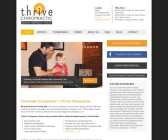 Thrivechiropracticcenter.com(Thrive Chiropractic) Screenshot