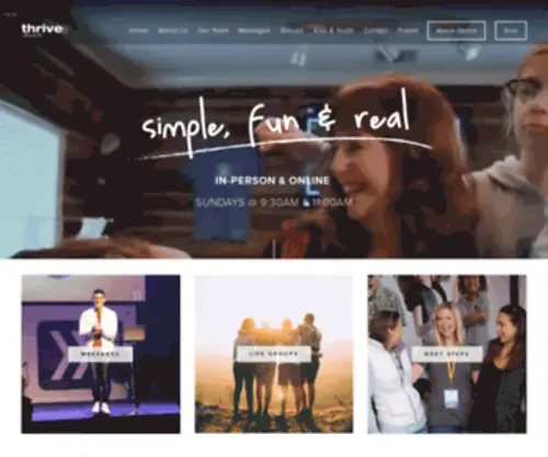 Thrivechurch.cc(Thrive Church) Screenshot