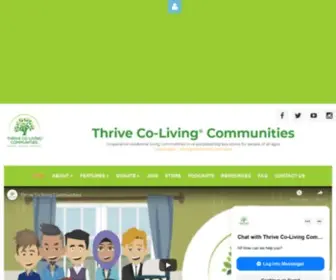 Thrivecolivingcommunities.org(HomeThrive Co) Screenshot