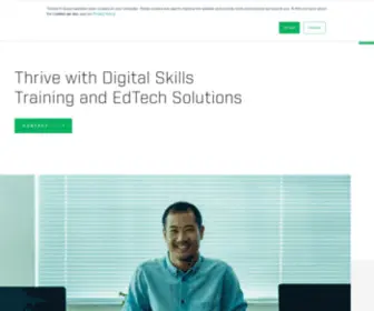 Thrivedx.com(Digital Skills Training and EdTech Solutions) Screenshot