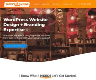 Thriveengine.com(Denver Web Development & Design) Screenshot
