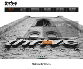Thrivefdl.com(Thrive Church) Screenshot