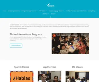 Thriveip.org(Building community) Screenshot