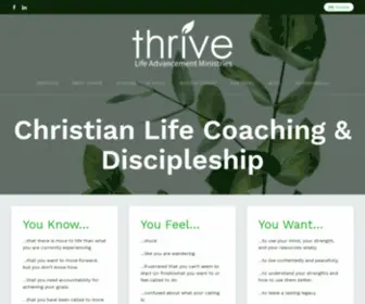 Thrivelam.com(Thrive Life Advancement Ministries) Screenshot