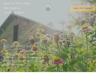 Thrivelot.com(Thrive Lot) Screenshot