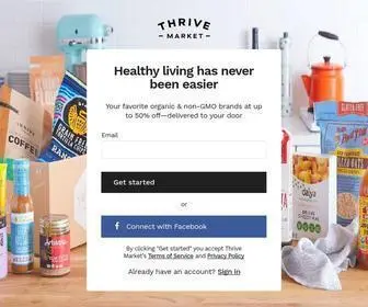 Thrivemarket.com(Thrive Market) Screenshot