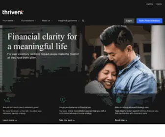 Thrivent.com(Thrive With Purpose) Screenshot