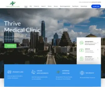 Thrivepcp.com(Thrive Medical Clinic) Screenshot