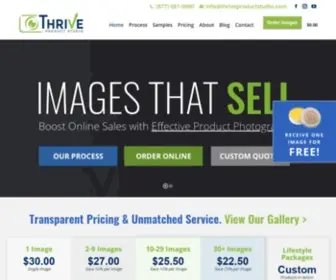Thriveproductstudio.com(Amazon Product Photography) Screenshot