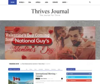 Thrivesjournal.com(Home) Screenshot