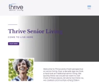 Thrivesl.com(Senior Living Communities) Screenshot