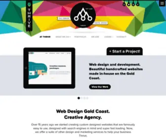 Thriveweb.com.au(Web Design Gold Coast) Screenshot