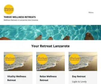 Thrivewellnessretreats.life(Wellness Retreats in Lanzarote Islas Canarias) Screenshot