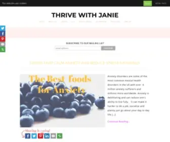 ThrivewithJanie.com(Thrive With Janie) Screenshot