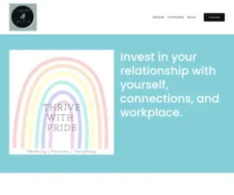 Thrivewithpride.com(Thrive with Pride) Screenshot