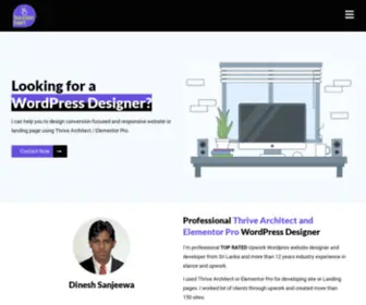 Thrivewordpressdesigner.com(Thrive Architect Expert) Screenshot
