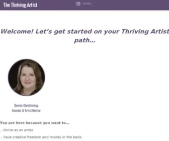 Thrivingartistacademy.com(The Thriving Artist The Thriving Artist) Screenshot