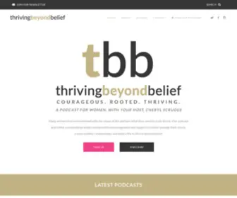 Thrivingbeyondbelief.com(Thriving Beyond Belief) Screenshot