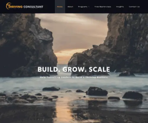 Thrivingconsultant.com(Build, grow and scale your consulting business) Screenshot