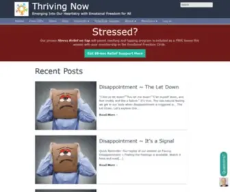 Thrivingnow.com(Emotional Freedom for All) Screenshot