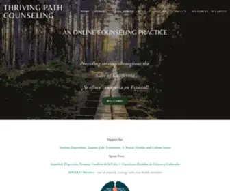 Thrivingpath.org(Thriving Path Counseling) Screenshot