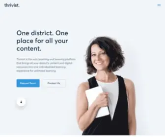 Thrivist.com(K12 Teaching & Learning Platform) Screenshot