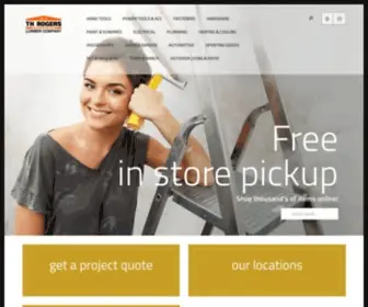 Throgers.com(TH Rogers Lumber Co) Screenshot
