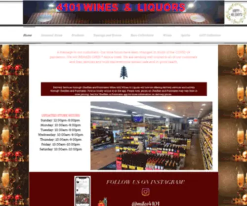 Throggsneckwines.com(Miles 4101 Wines & Liquors LLC) Screenshot