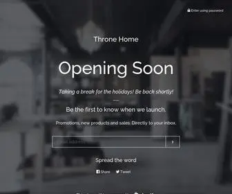 Throne-Home.com(Throne Home) Screenshot